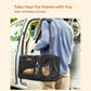Black Cat Carrier for Travel 17 Inch FredCo