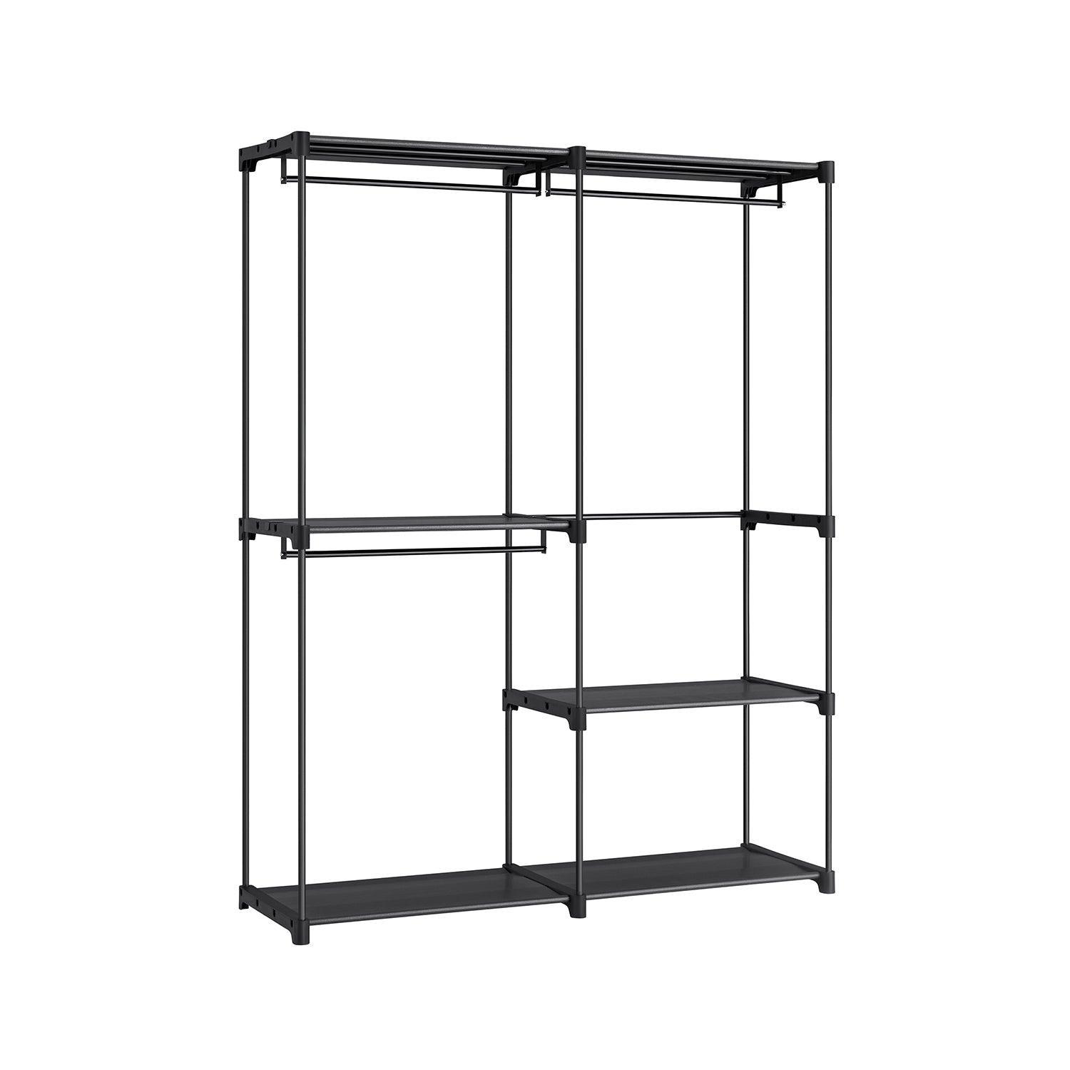 Black Clothes Rack, 71 inch FredCo