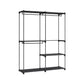 Black Clothes Rack, 71 inch FredCo