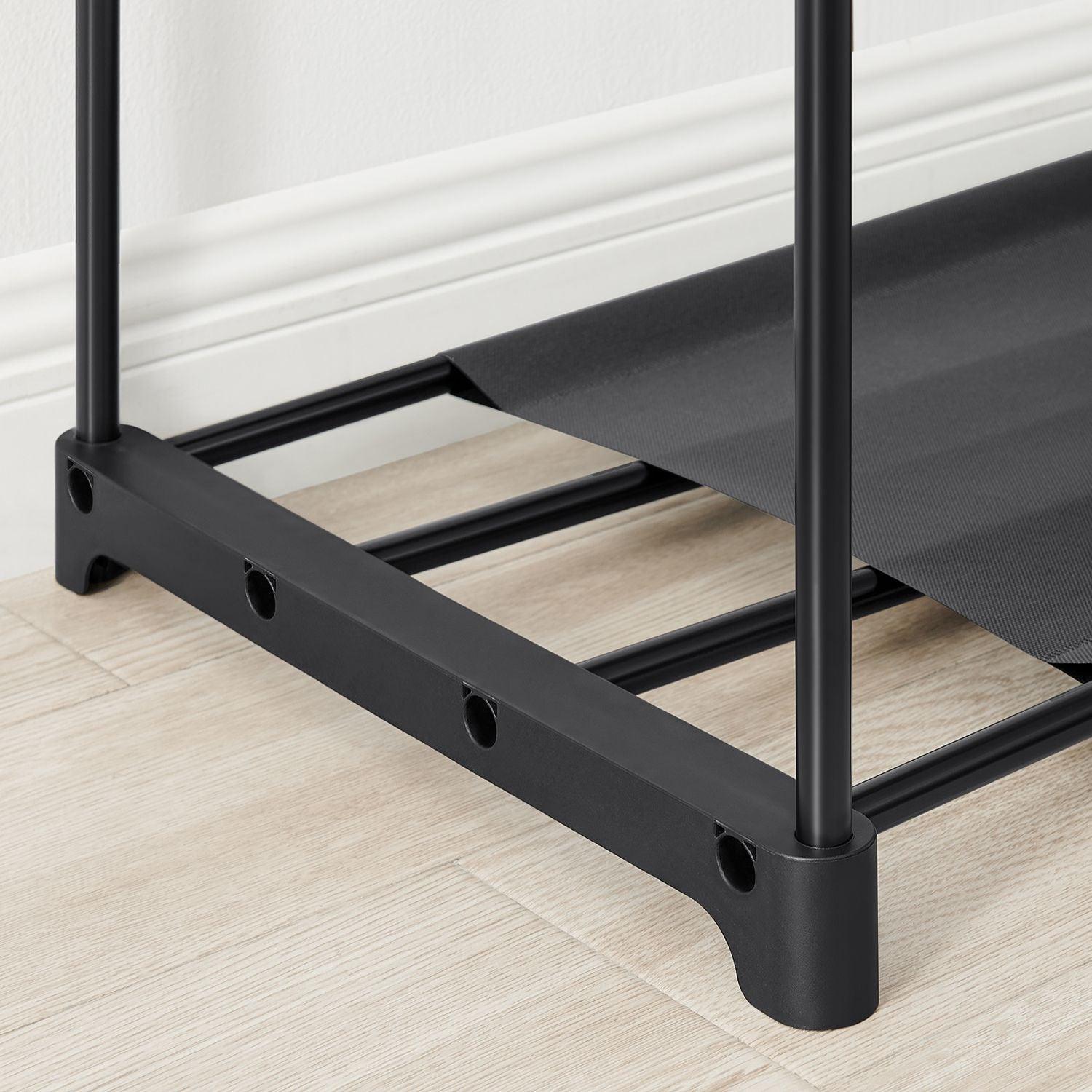 Black Clothes Rack, 71 inch FredCo