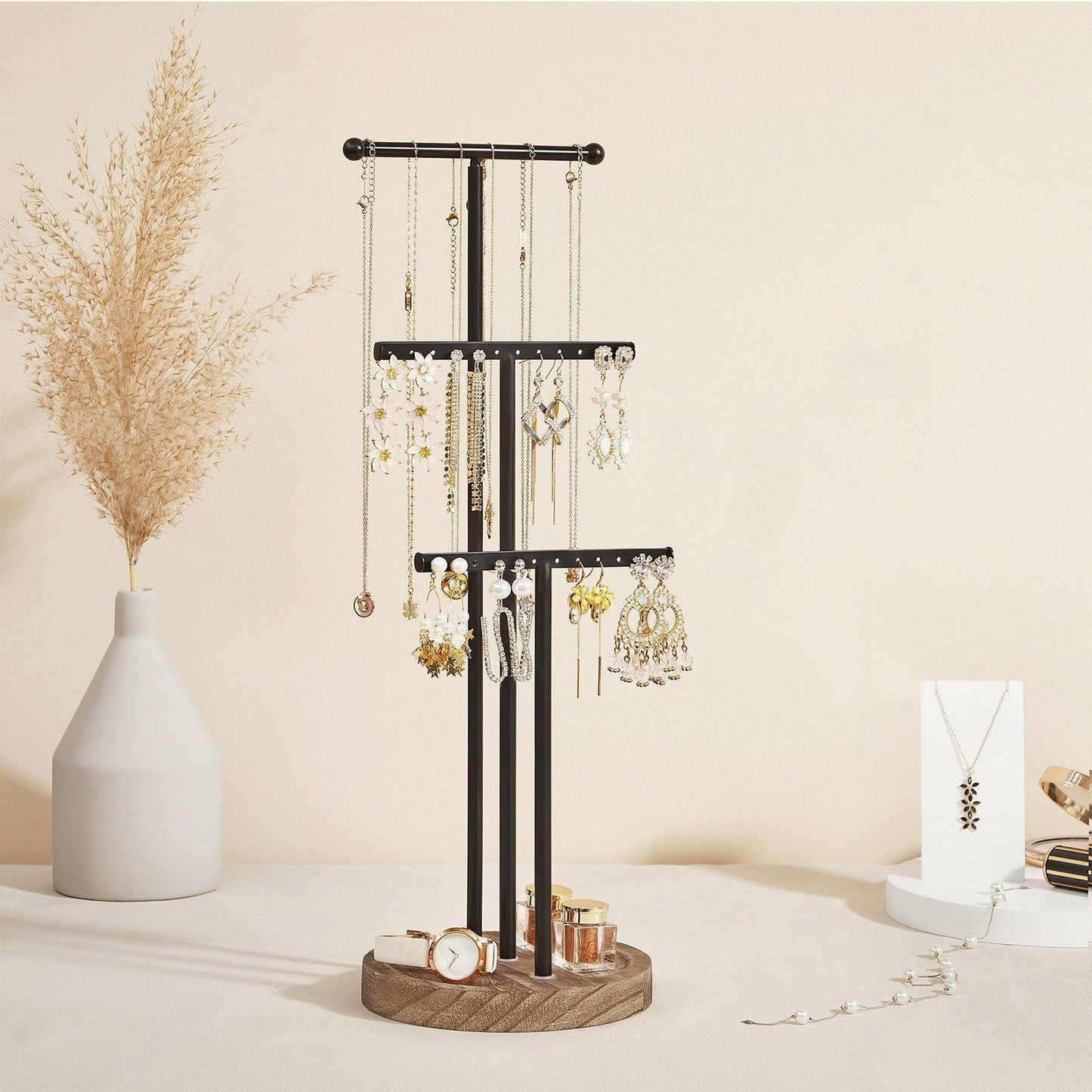 Black Jewelry Display Stand for Women FredCo