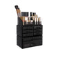 Black Makeup Organizer FredCo