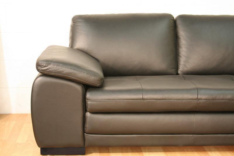 Black Sofa/Chaise Sectional FredCo