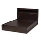 Blaine Modern and Contemporary Dark Brown Finished Wood Queen Size 6-Drawer Platform Storage Bed FredCo