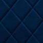 Blaise Modern Luxe and Glam Navy Blue Velvet Fabric Upholstered and Gold Finished Metal 4-Piece Dining Chair Set FredCo