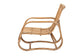 Blanca Modern Bohemian Natural Rattan Accent Chair FredCo