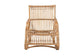 Blanca Modern Bohemian Natural Rattan Accent Chair FredCo