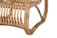 Blanca Modern Bohemian Natural Rattan Accent Chair FredCo