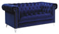 Bleker 2-piece Tuxedo Arm Living Room Set Blue 509481-S2 Coaster FredCo