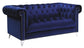 Bleker 3-piece Tuxedo Arm Living Room Set Blue 509481-S3 Coaster FredCo