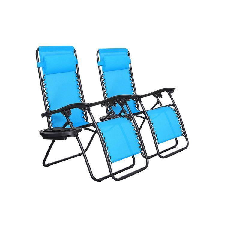 Blue Outdoor Lounge Chairs FredCo