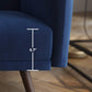 Blue Sleeper Sofa with Adjustable Backrest FredCo