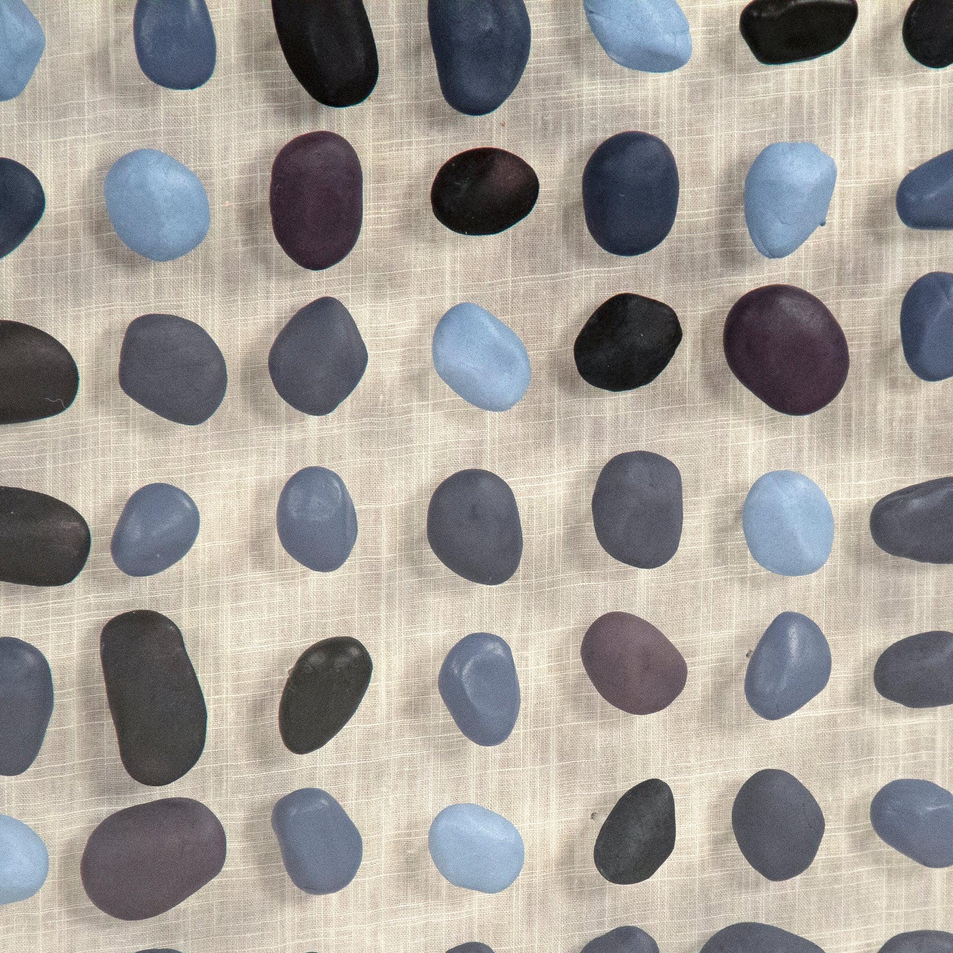 Blue Stone Acrylic Framed Wall Art ZEN46005 FredCo