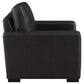 Boardmead 3-piece Track Arms Living Room Set Dark Brown 506801-S3 Coaster FredCo