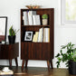 Bookcase Walnut Color 47" Tall FredCo