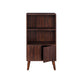 Bookcase Walnut Color 47" Tall FredCo