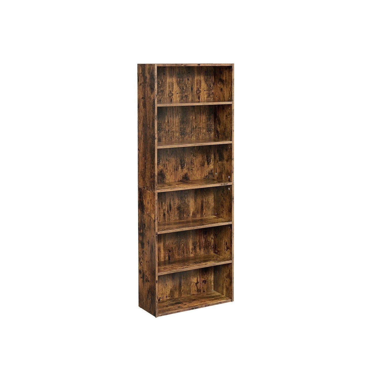 Bookshelf Rustic Brown 23.6in tall FredCo