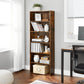 Bookshelf Rustic Brown 23.6in tall FredCo