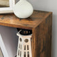 Bookshelf Rustic Brown 23.6in tall FredCo