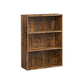 Bookshelf Rustic Brown, 3 Tier FredCo