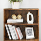 Bookshelf Rustic Brown 4 Shelf FredCo