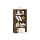 Bookshelf Rustic Brown 4 Shelf FredCo