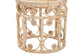 Bowie Modern Bohemian Natural Brown Rattan 2-Piece Nesting End Table Set FredCo