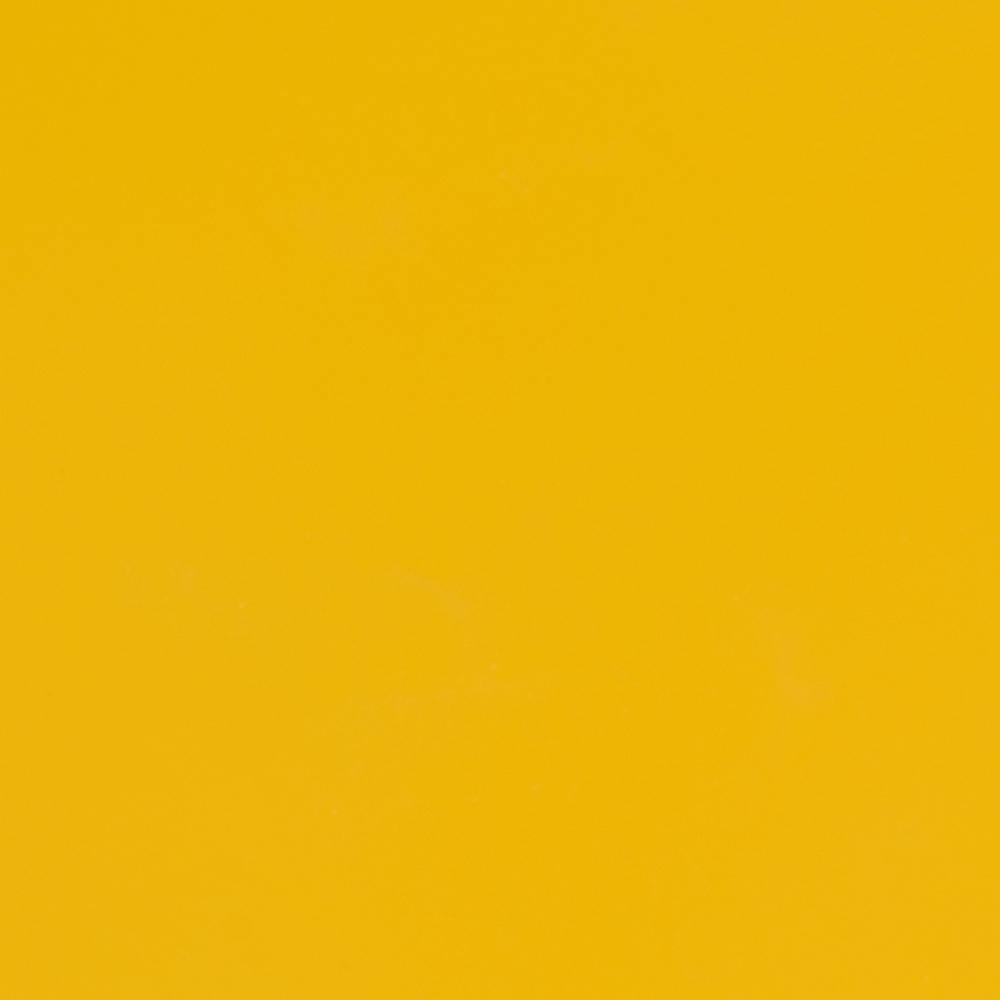 Branson Modern and Contemporary Yellow Finished Metal Outdoor Side Table FredCo