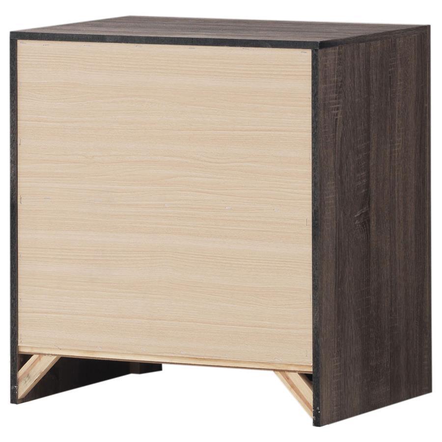 Brantford 2-drawer Nightstand Barrel Oak 207042 Coaster FredCo