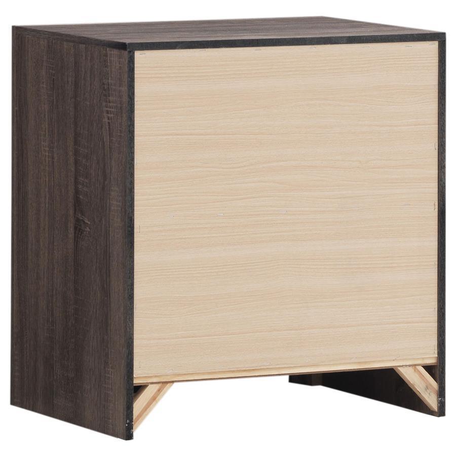 Brantford 2-drawer Nightstand Barrel Oak 207042 Coaster FredCo