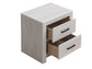 Brantford 2-drawer Nightstand Coastal White 207052 Coaster FredCo