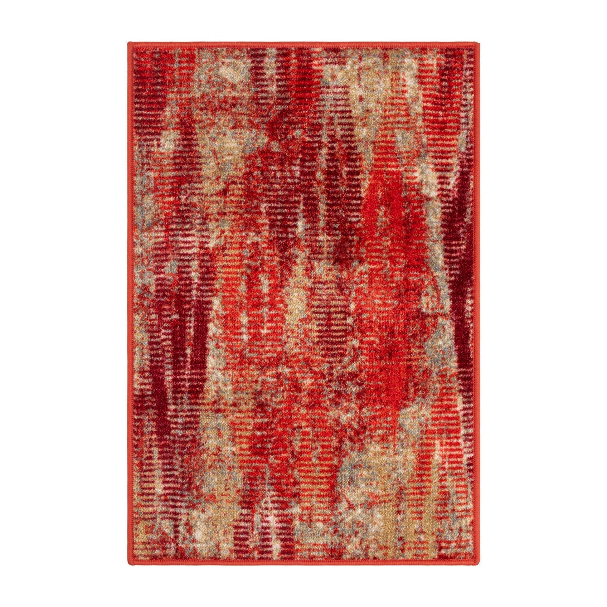 Brayton Non-Slip Foldable Modern Abstract Rug FredCo
