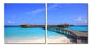 Bridge to Paradise Mounted Photography Print Diptych FredCo