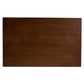Britte Mid-Century Modern Transitional Walnut Brown Finished Rectangular Wood Dining Table FredCo