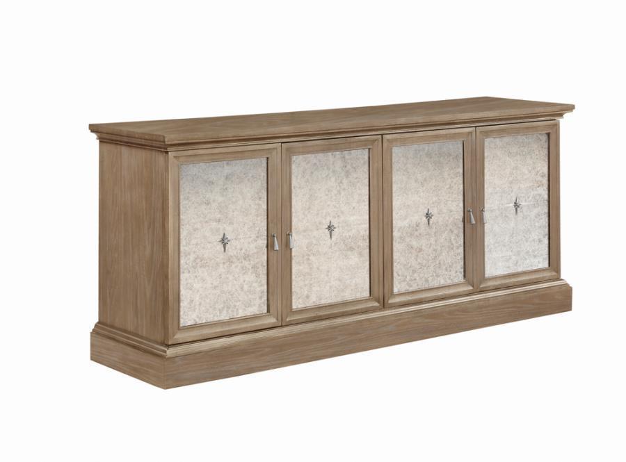 Brockway Cove 4-door Server Barley Brown 110295 Coaster FredCo