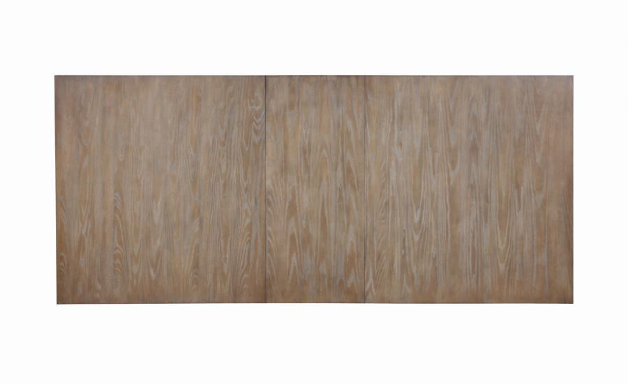 Brockway Cove Trestle Dining Table Barley Brown 110291 Coaster FredCo