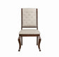 Brockway Cove Tufted Dining Chairs Cream and Antique Java (Set of 2) 110312 Coaster FredCo
