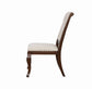 Brockway Cove Tufted Dining Chairs Cream and Antique Java (Set of 2) 110312 Coaster FredCo