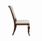 Brockway Cove Tufted Dining Chairs Cream and Antique Java (Set of 2) 110312 Coaster FredCo