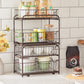 Bronze 2-Tier Pull-Out Cabinet Organizer FredCo