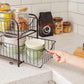 Bronze 2-Tier Pull-Out Cabinet Organizer FredCo