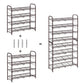 Bronze 4-Tier Shoe Rack Storage Organizer FredCo