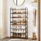Bronze 4-Tier Shoe Rack Storage Organizer FredCo