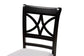 Brooke Modern Grey Fabric and Dark Brown Finished Wood 5-Piece Dining Set FredCo