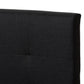 Brookfield Modern and Contemporary Charcoal Grey Fabric Full Size Bed FredCo