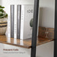 Brown & Black 5-Tier Storage Ladder Shelf FredCo