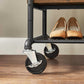 Brown & Black Garment Rack with 2 Rails FredCo