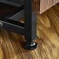 Brown & Black Wooden Dog Crate with 2 Doors FredCo