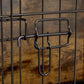 Brown & Black Wooden Dog Crate with Removable Tray Single Door FredCo
