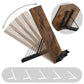 Brown Foldable Book Holder with Clips FredCo